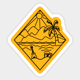 Summer Adventure Awaits Sticker